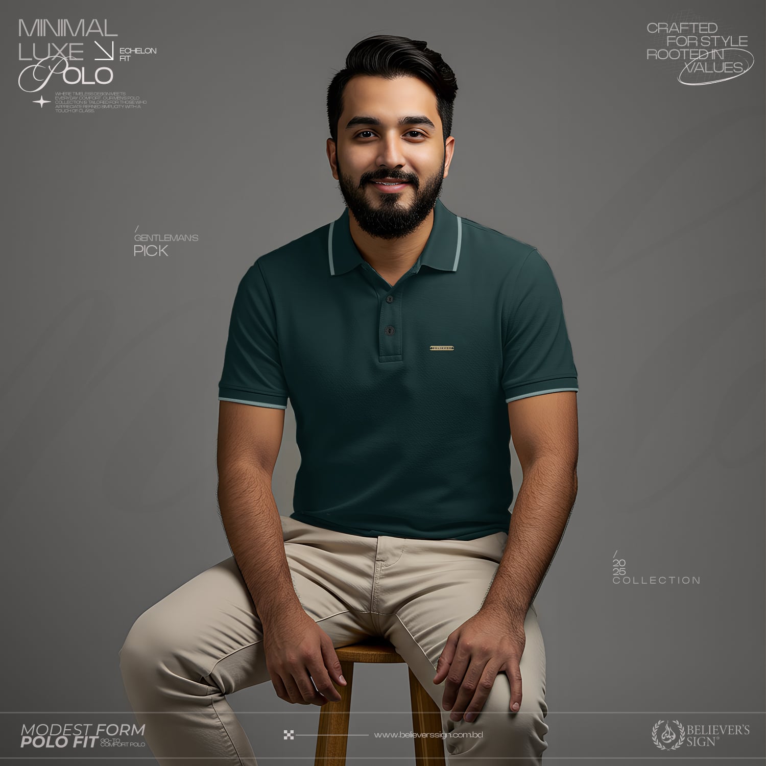 Premium Lacoste Polo Green